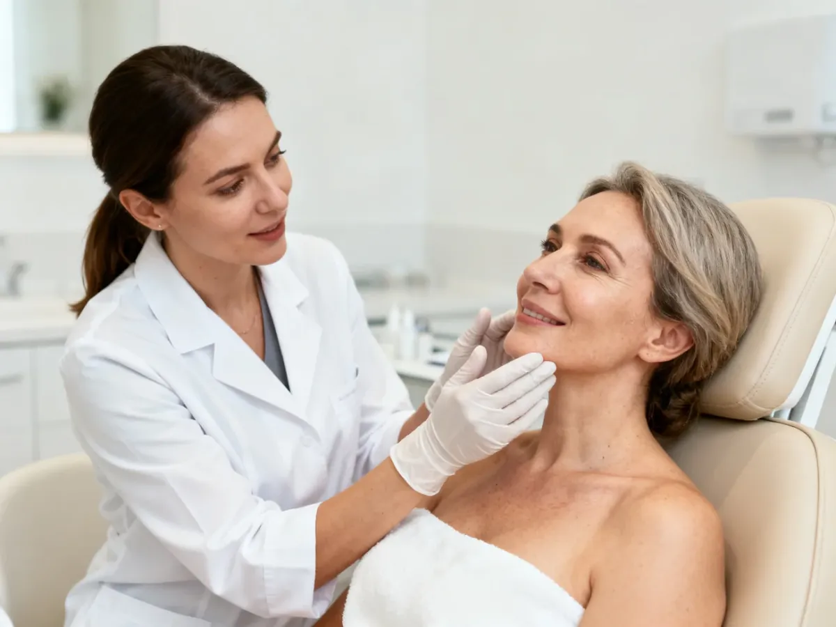 Konsultacja dermatologiczna przed zabiegiem biorewitalizacji twarzy