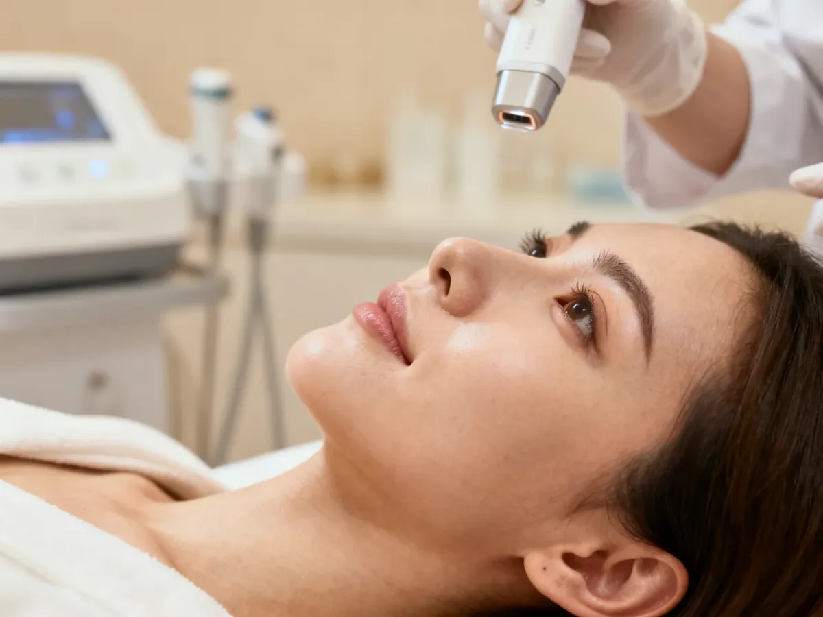 Konsultacja dermatologiczna dotycząca odstępów między zabiegami laserem frakcyjnym