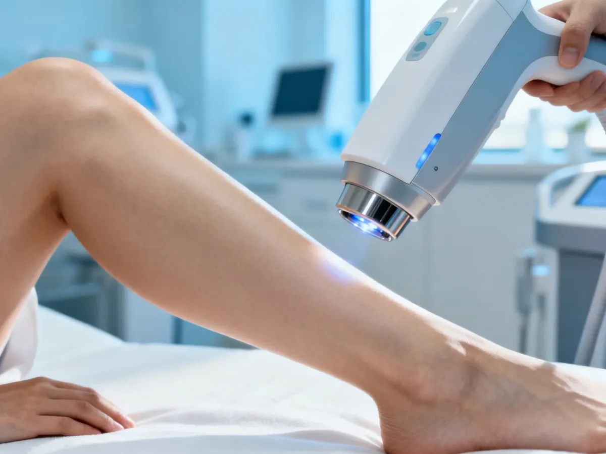 Laserowe usuwanie naczynek na nogach – przebieg, efekty, cena
